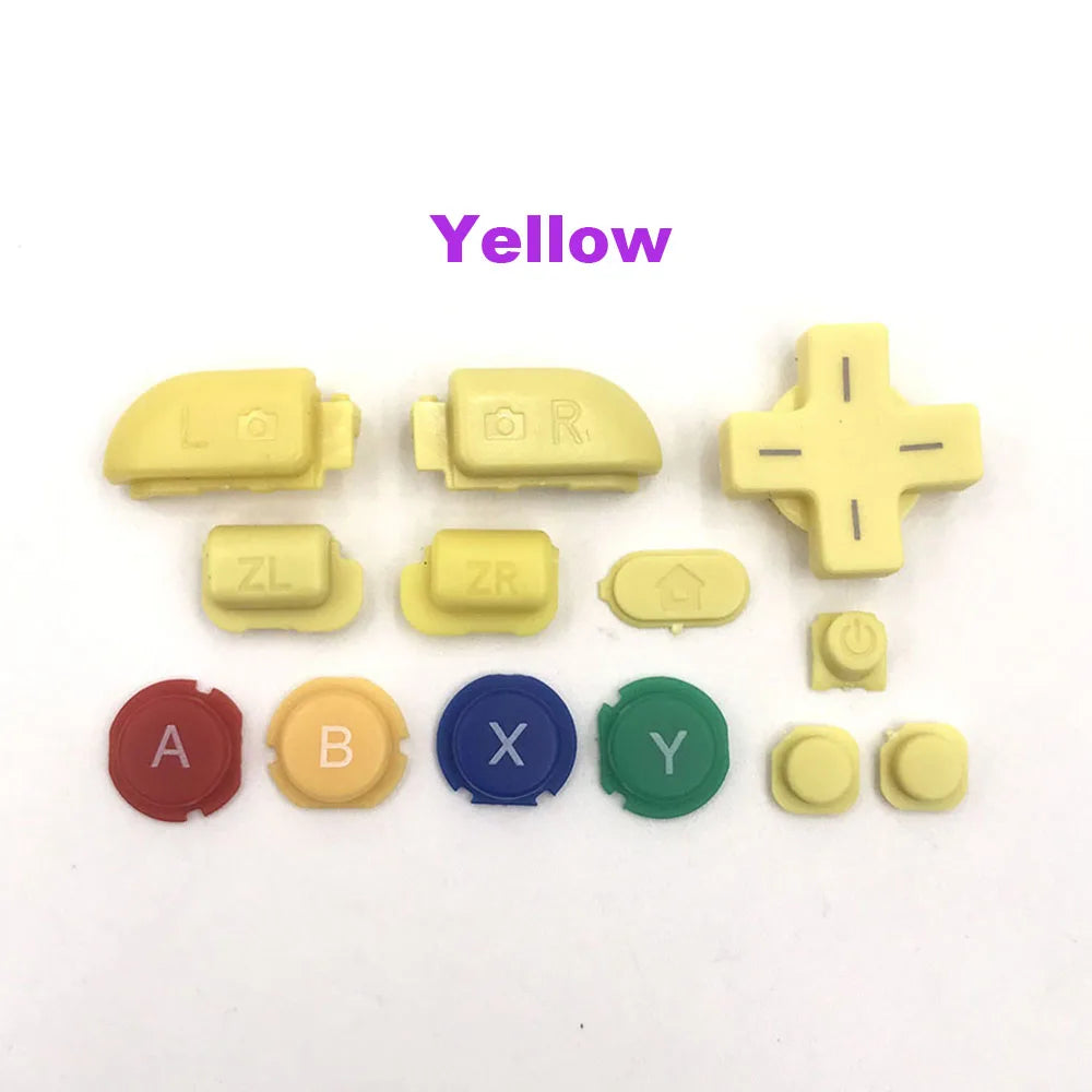 1-3sets A B X Y L R ZR ZL Full Set Buttons For NEW3DS/New 3DS XL NEW 3DS LL Home On Of Power Buttons For 3DS ABXY D-Pad Buttons Game console repair parts