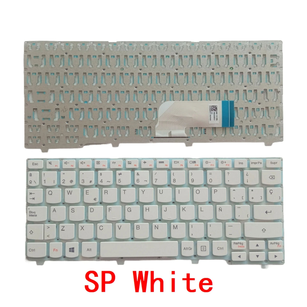 New US Russian Spanish Latin Portuguese Laptop Keyboard For Lenovo ideapad 100S 100S-11IBY 100S-11 Notebook PC Replacement Lenovo laptop repair parts