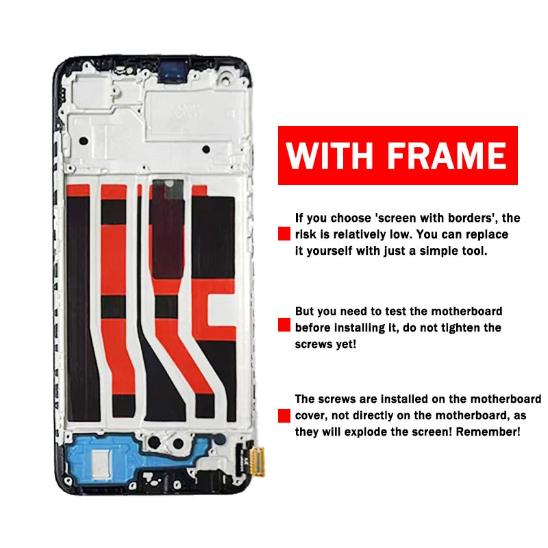 Super AMOLED For Oppo Reno6 Lite LCD Display Touch Screen Digitizer Assembly For Oppo Reno 6 Lite CPH2365 Display  Oppo phone repair parts