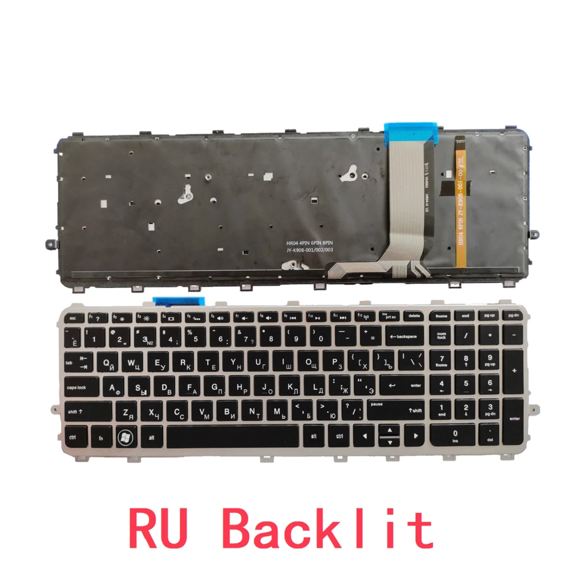 New US Russian Spanish Portuguese Laptop Backlit Keyboard For HP ENVY 15-J 17-J 15T-J 15Z-J 17T-J 15-j000 17-j000 V140626A  HP laptop repair parts