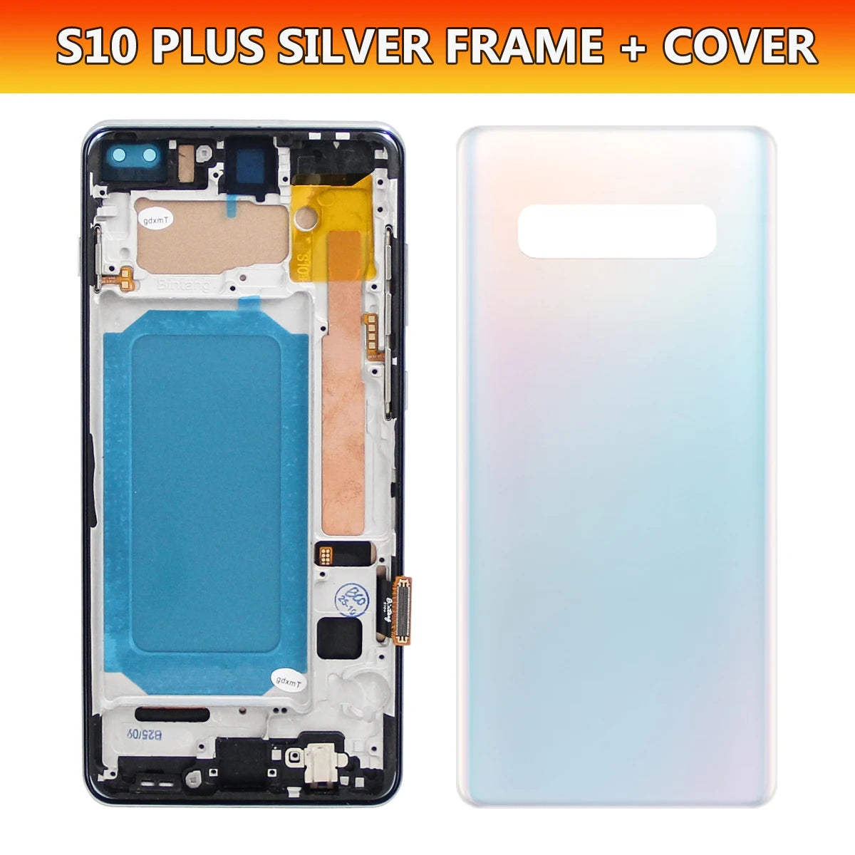 tft S10+ Screen Replacement, for Samsung Galaxy S10 Plus G975F Lcd Display Digital Touch Screen with Frame for Samsung S10 G973F Samsung phone repair parts