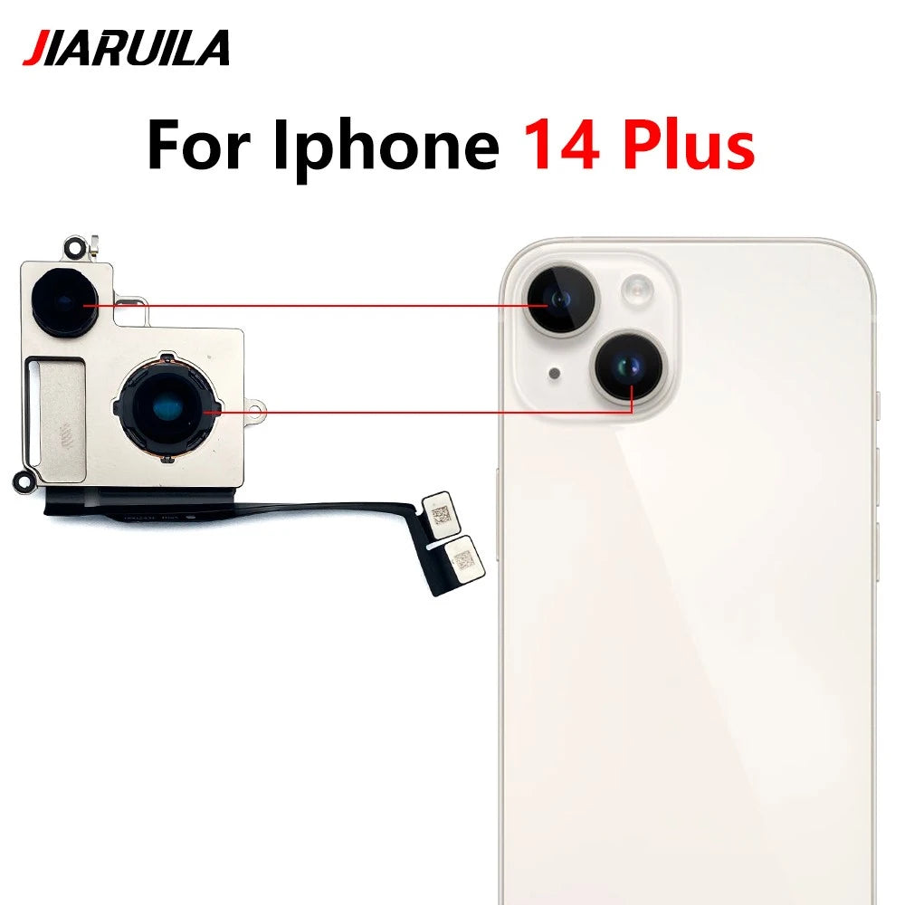 New Rear Big Back Camera Flex Cable For iPhone 11 12 13 14 15 Pro Max Plus Mini Main Camera Replacement Parts iPhone phone repair parts