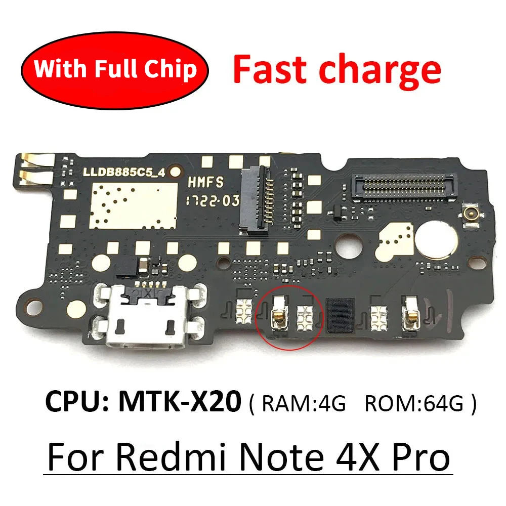 USB Charger Charging Dock Port Connector SUP board Flex Cable For Xiaomi Redmi Note 8T 9S 9 4 4X 5 5A 6 3 Pro Se 152mm  Xiaomi  Xiao mi phone repair parts