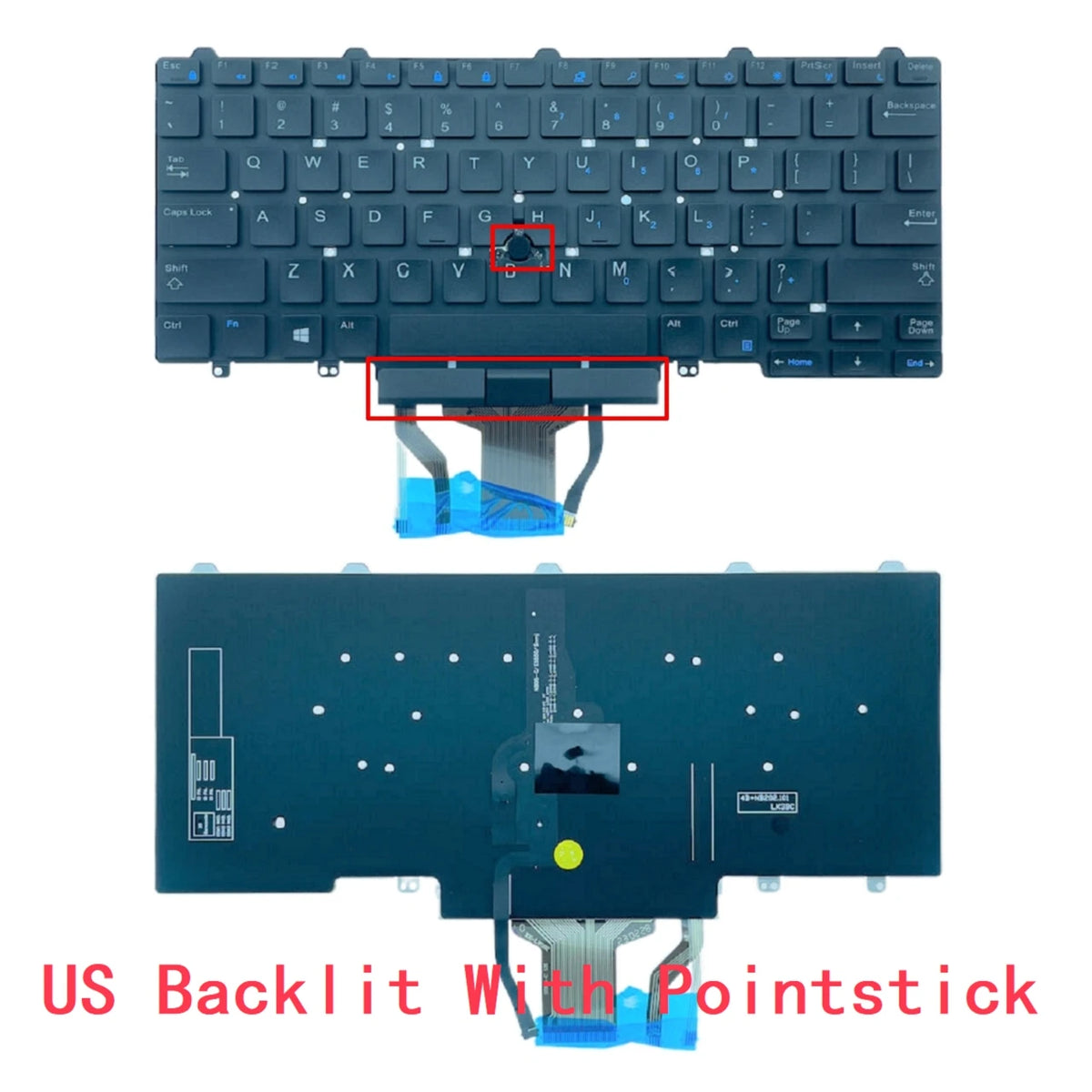 New US Spanish UK Brazil Laptop Backlit Keyboard For Dell Latitude E5450 E5470 E7450 E7470 094F68 NSK-LKAUWDell laptop repair parts