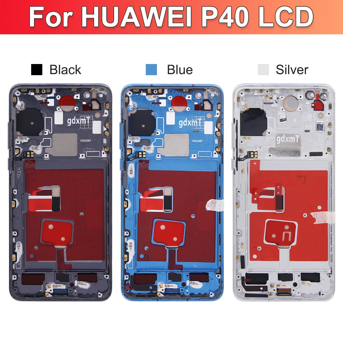 6.1'' For HUAWEI P40 ANA-AN00 ANA-TN00 ANA-NX9 ANA-LX4 LCD Display Touch Screen Digitizer Assembly Replacement 100% Tested HUAWEI phone repair parts