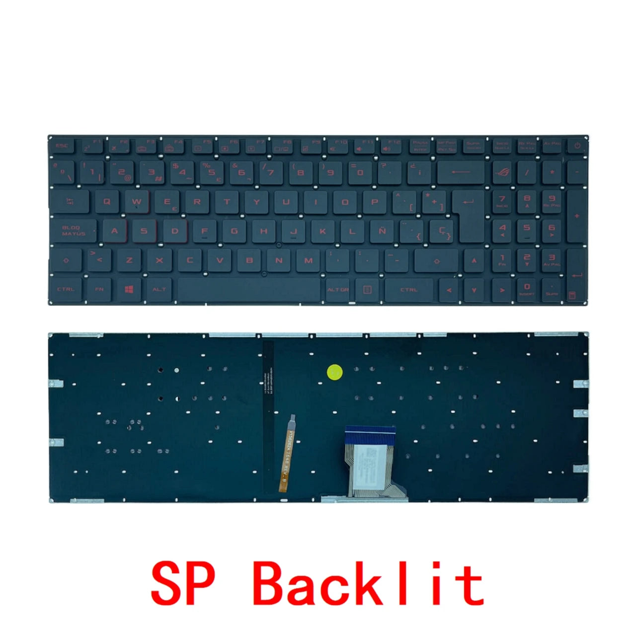 New US Russian Spanish Laptop Backlit Keyboard For ASUS ROG Strix GL702 VT GL702VM GL702VS GL502 VM GL502VS Replacement  ASUS laptop repair parts