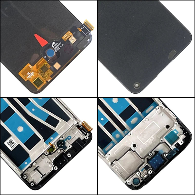 6.43"Super AMOLED For OPPO A78 4G CPH2565 LCD A78 Display With Fingerprint Touch Screen Digitizer Panel Assembly  Oppo phone repair parts