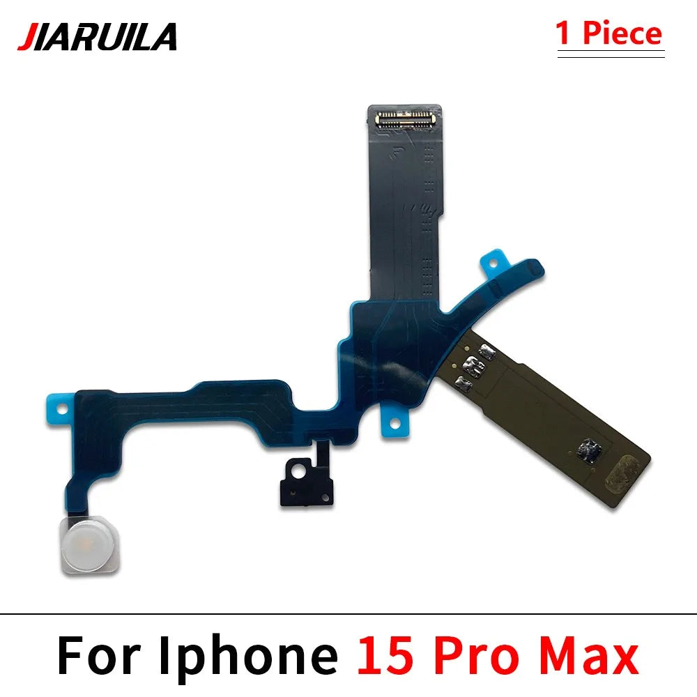 New LED Flash Flex Cable For iPhone 12 13 14 15 16 Pro Max Plus Mini Light Sensor Proximity Flex Cable Flash Light Flex Cable iPhone phone repair parts