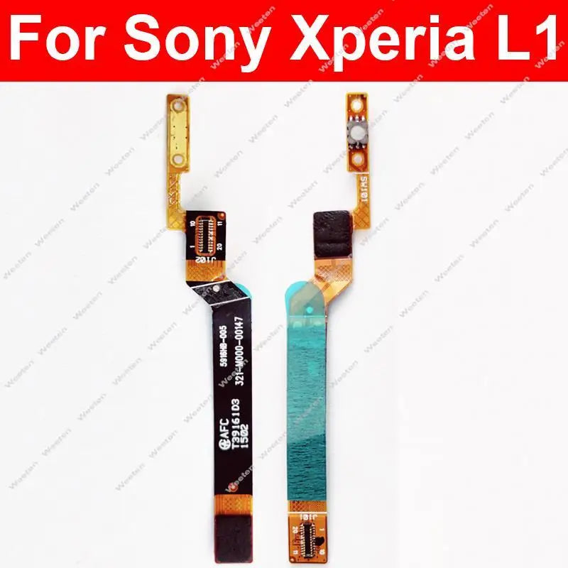 For Sony Xperia L1 Power Volume Button Flex Cable Switch Control Key Flex Ribbon Replacement Sony phone repair parts
