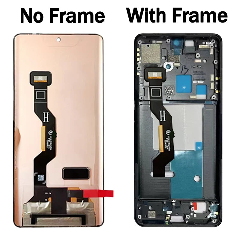 6.7'' P-OLED For Motorola Moto Edge 50 Pro 50Pro LCD XT2403 Display Touch Screen Digitizer Assembly With Fingerprint Motorola phone repair parts