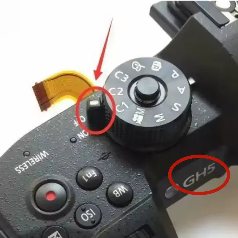 NEW For Panasonic GH5 GH5S Power Switch Button Top Cover ON OFF OF/OFF ON-OFF Toggle Lever Rod Camera Replacement Spare Parts Digital Camera repair parts