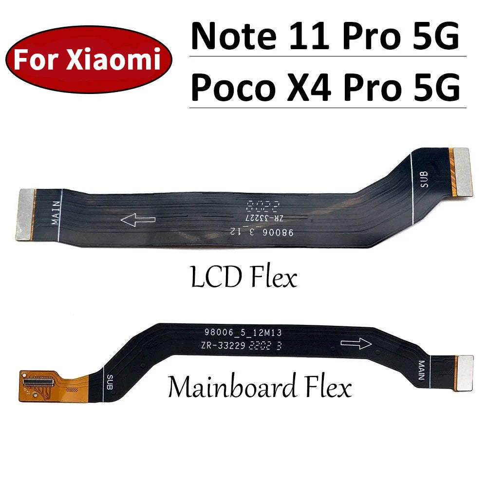 For Xiaomi Poco X4 Pro 5G / Redmi Note 11 Pro 5G Main FPC LCD Display Connect Mainboard Flex Cable Replacement Parts  Xiaomi  Xiao mi phone repair parts