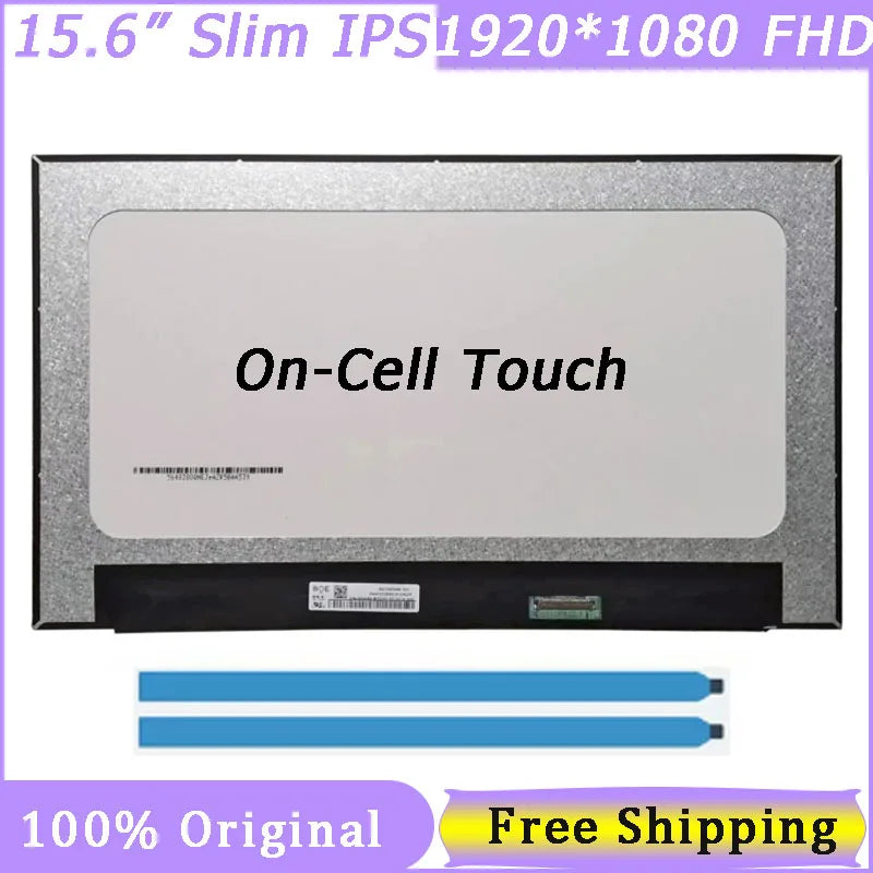 15.6" Slim 40 Pin Laptop Screen NV156FHM-T0C NV156FHM T0C 1920*1080 FHD IPS On-Cell Touch Screen