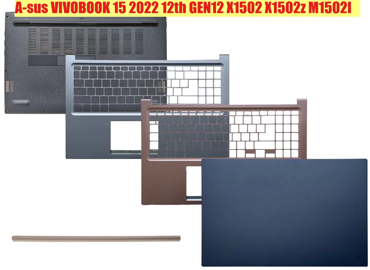 Cover case for Asus VIVOBOOK 15 2022 12th GEN12 X1502 X1502z M1502I Lcd housing bezel frame palmrest topcase keyboard bottom Asus laptop repair parts