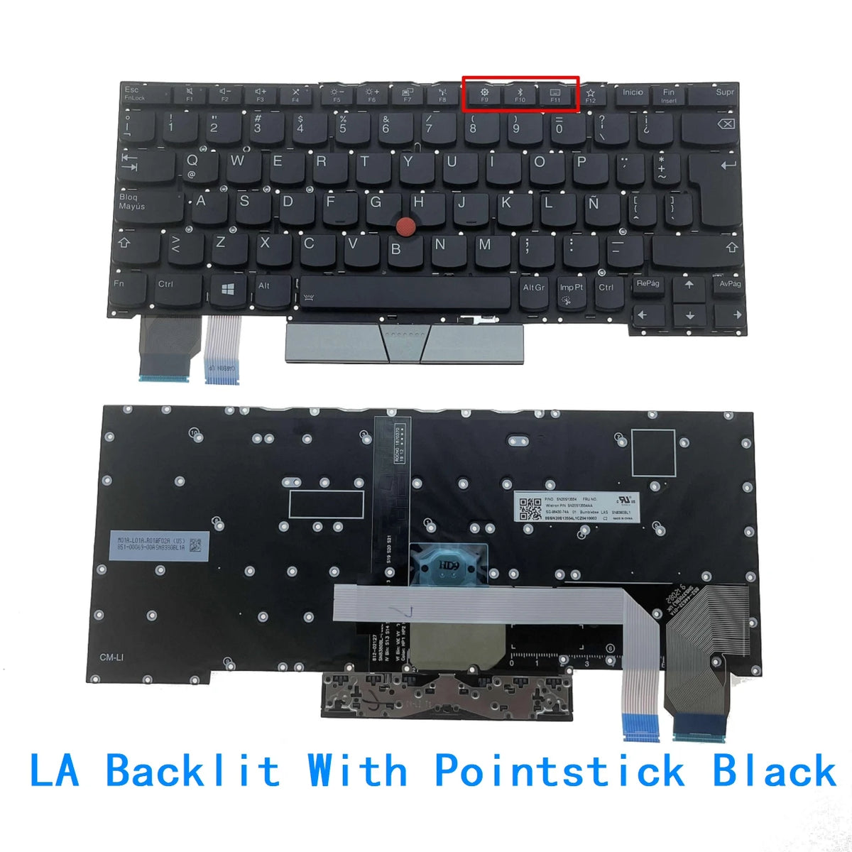 New US Latin Laptop Backlit Keyboard For Lenovo Thinkpad YOGA X390 / YOGA X395 (NOT FIT X390 X395) 01YP080 01YP160 01YP072 Lenovo laptop repair parts