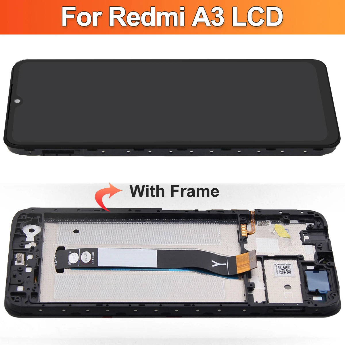6.71'' 23129RN51X Display 90Hz For Xiaomi Redmi A3 LCD Display Touch Screen Digitizer Assembly Replacement Parts Xiaomi phone repair parts