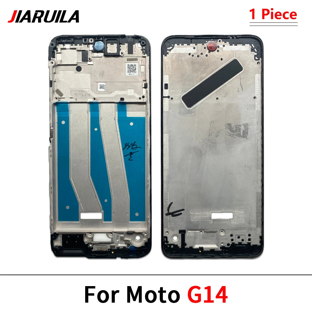 Housing Middle Frame Bezel Plate Cover For Motorola Moto G04 G14 G24 G34 G54 G84 Power Motorola phone repair parts
