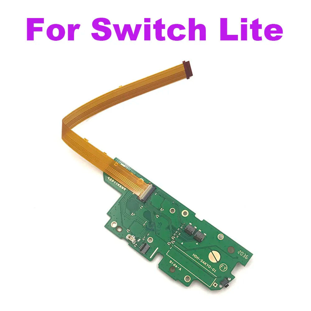 For NS Switch Lite L Side Button PCB Keyboard Motherboard with Flex Cable Ribbon Game console repair parts