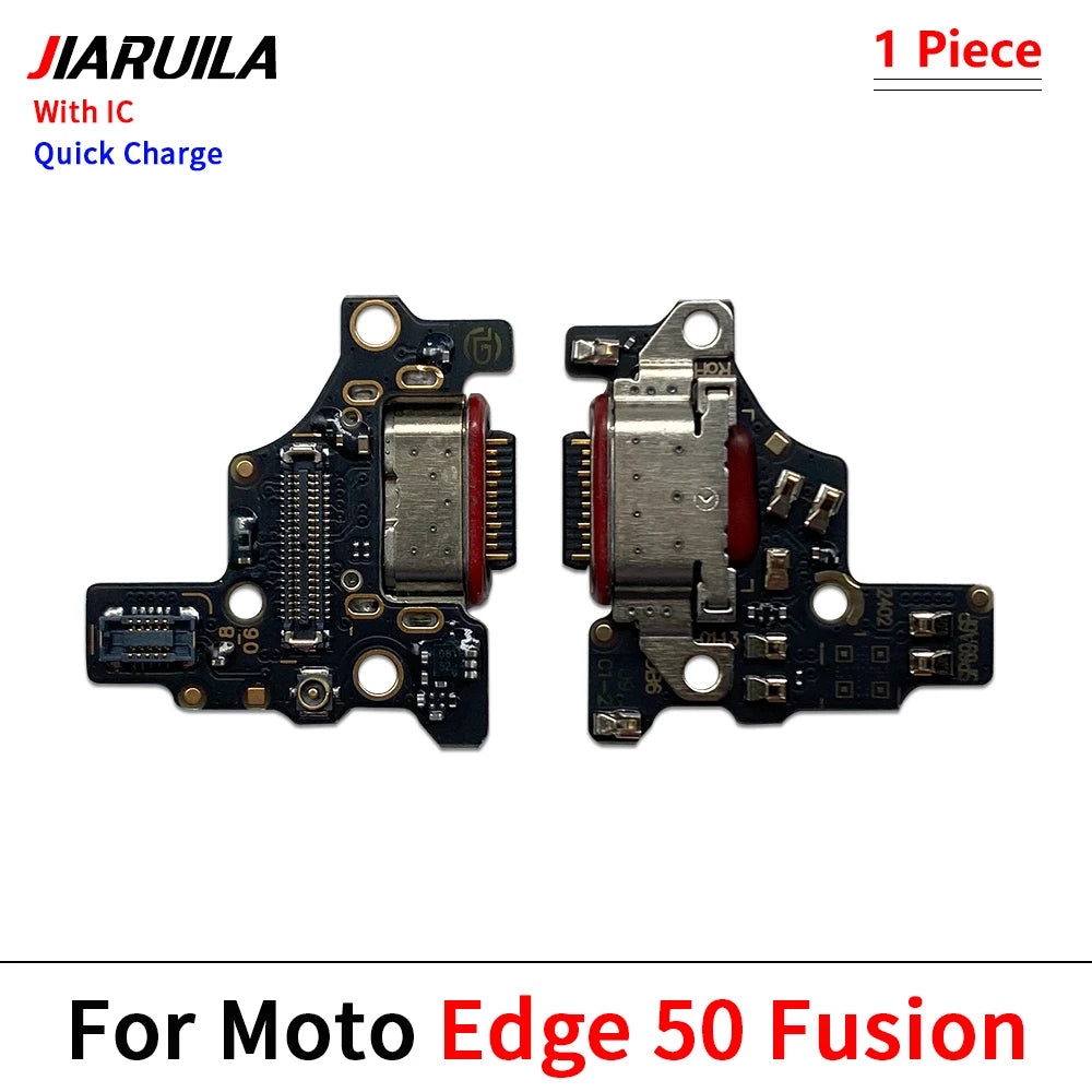 For Motorola Moto Edge 20 Lite S 40 30 50 Neo Fusion Ultra Pro Plus USB Charging Port Dock Charger Connector Board Flex Cable Motorola phone repair parts