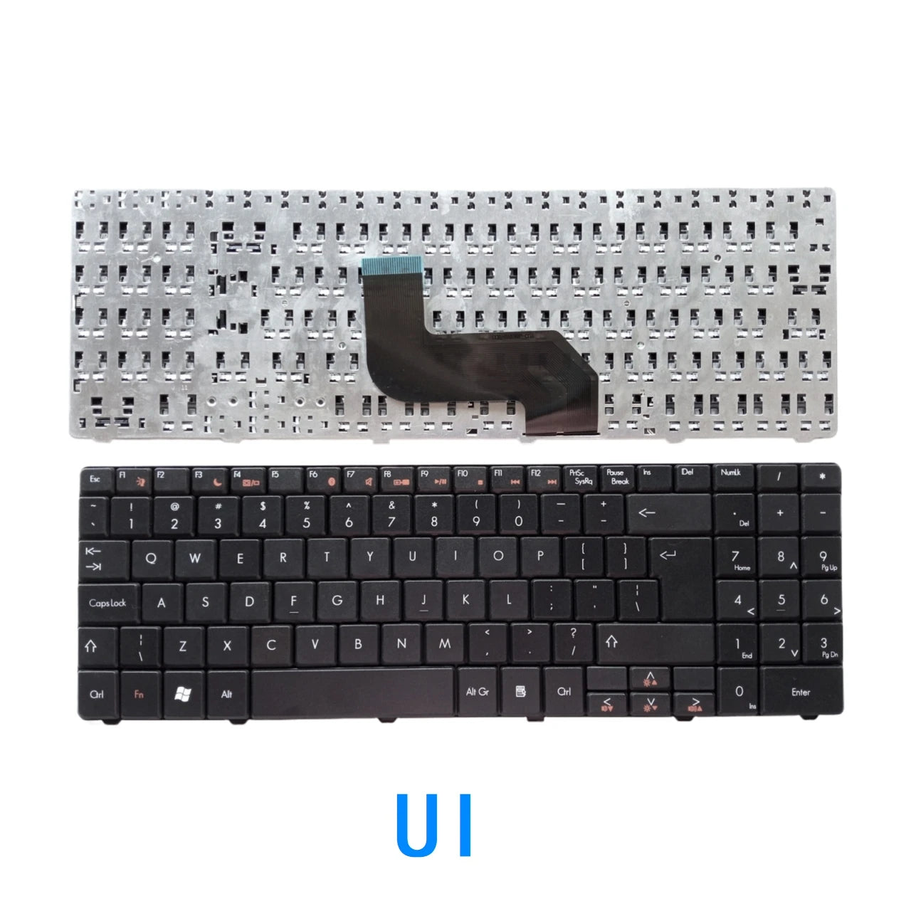 New UI Spanish Language Keyboard For Gateway NV51 NV52 NV53 NV54 NV78 NV79 NV56 NV58 NV59 Notebook PC Replacement Keyboard