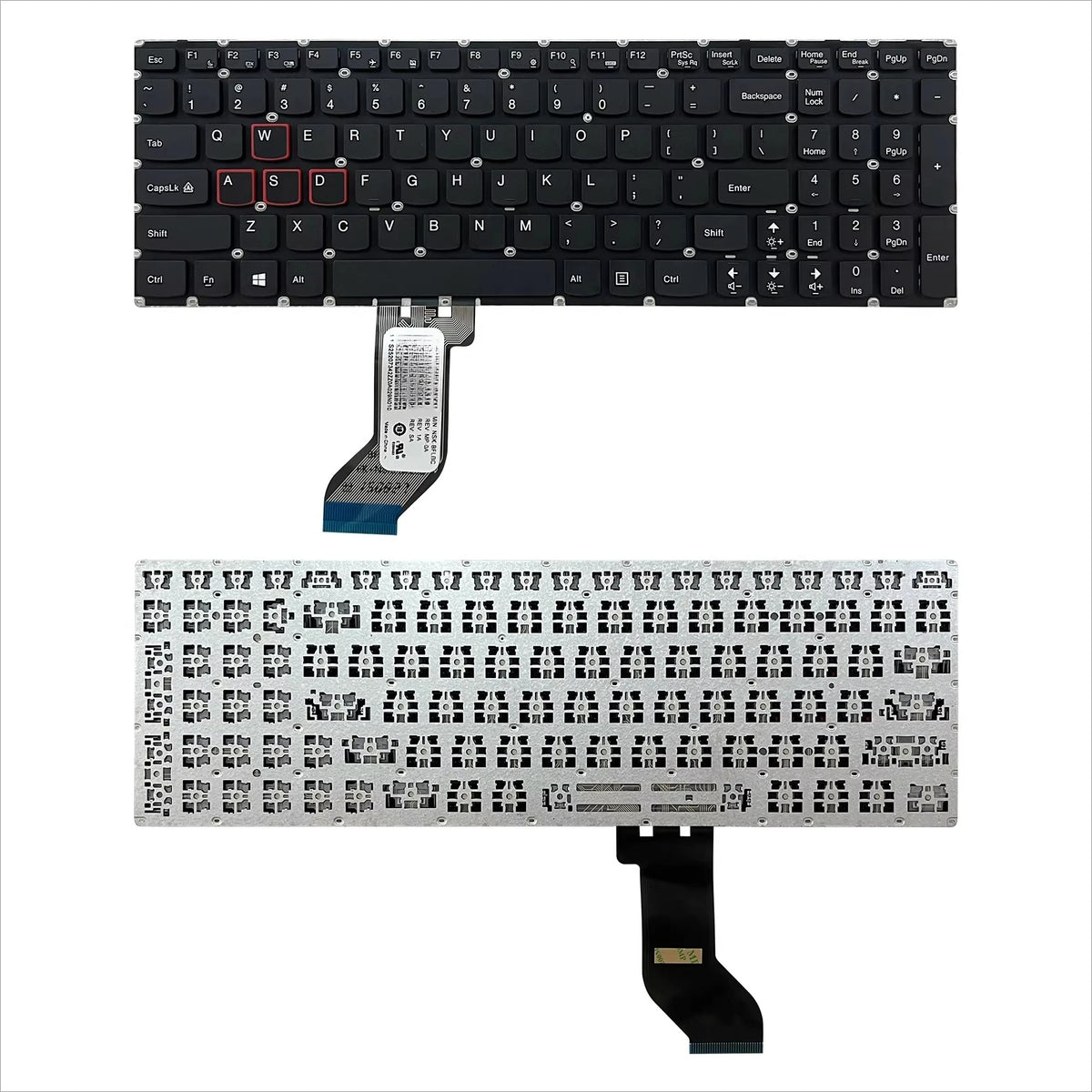 Upper case keyboard for Lenovo Legion 15ISK Y700-15-17 Y720-15IKB topcase palmrest cover SN20H54485 T6Y1B LJV160420E 5CB0N67285 Lenovo laptop repair parts