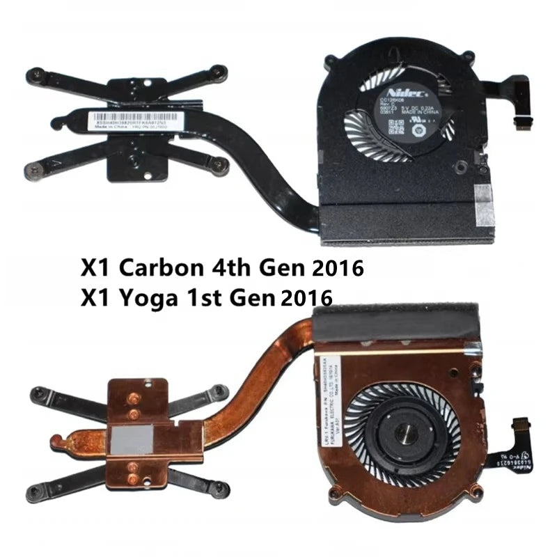 Cooling fan for Thinkpad X1 yoga Carbon 2nd 3rd 4/5/6/7th Gen8/9/10/11/12 2in1 75Y5774 4W1509 5H40W36681 5H41M43388 5H41J76276 Lenovo laptop repair parts