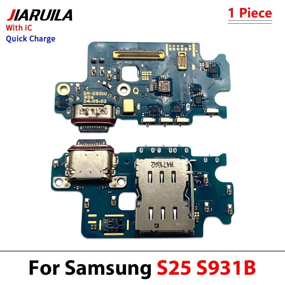 USB Charger Charging Dock Port Connector Flex Cable For Samsung S21 S22 S23 S24 S25 S26 Plus Ultra Fe 5G S911B S911U S921B Samsung phone repair parts