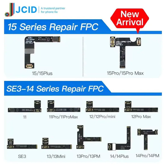 JCID JC Original Tag-on Battery Repair FPC Flex For iPhone 11 12 13 14 15 Pro Max Remove Warning Battery External Flex Cable Professional Repair Tools