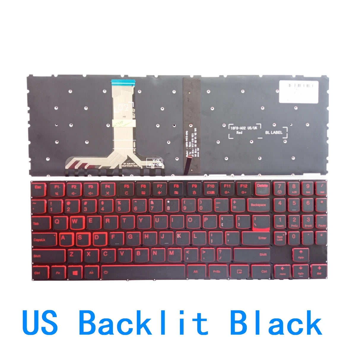New US Russian Spanish language  Backlit Keyboard For Lenovo Legion Y520 Y520-15IKB Y720 R720 R720-15IKB Y720-15IKB 15 15IKB Lenovo laptop repair parts