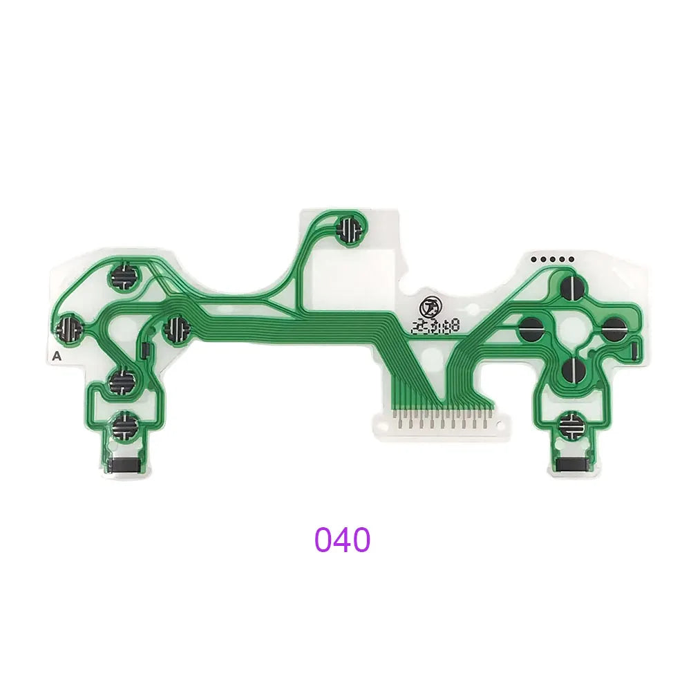 1-20set For PS2 PS3 PS4 Pro Slim JDS 030 040 050 Controller Conductive Film Keypad Flex Cable For PS5 Circuit Board Game console repair parts