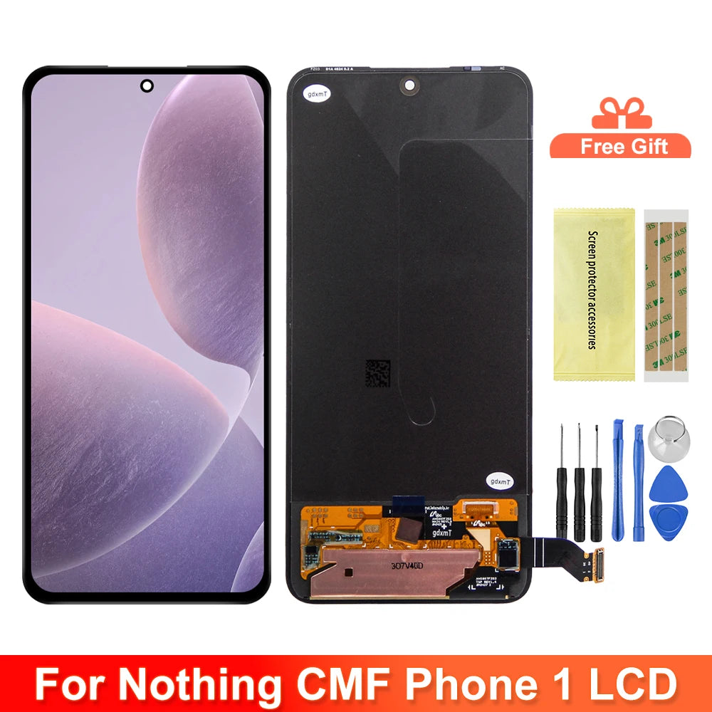 6.67“ OEM  For Nothing CMF Phone 1 A015 LCD Display Touch Screen Digitizer Assembly For Nothing CMF Phone One Repair Parts