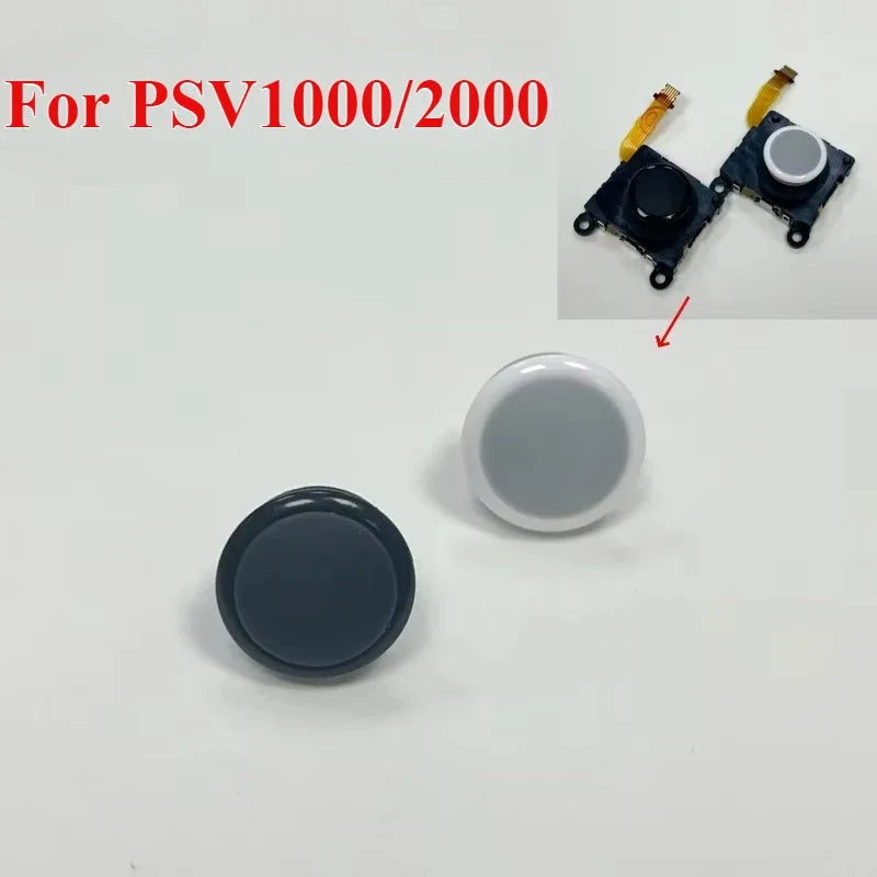 2PCS Original New 3D Thumb Stick Cap Replacement for Ps Vita Psvita Psv 1000 2000 Left Right Analog Joystick Button  Game console repair parts