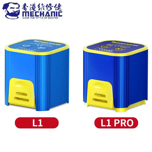 Mechanic L1 L1pro UV Curing Lamp Intelligent Double Beads 7W High Power Fast Curing Light Motherboard UV Glue Curing Repair Lamp Professional Repair Tools