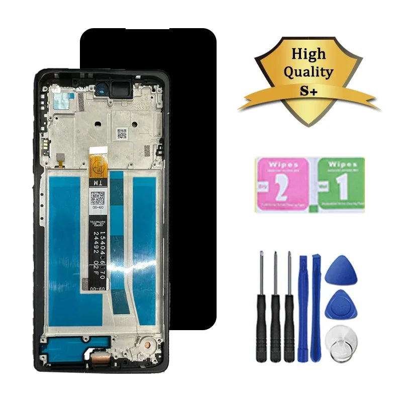 6.78'' Tested G75 Display Screen For Motorola Moto G75 LCD Display Touch Panel Screen Digitizer Assembly Replacment Motorola phone repair parts