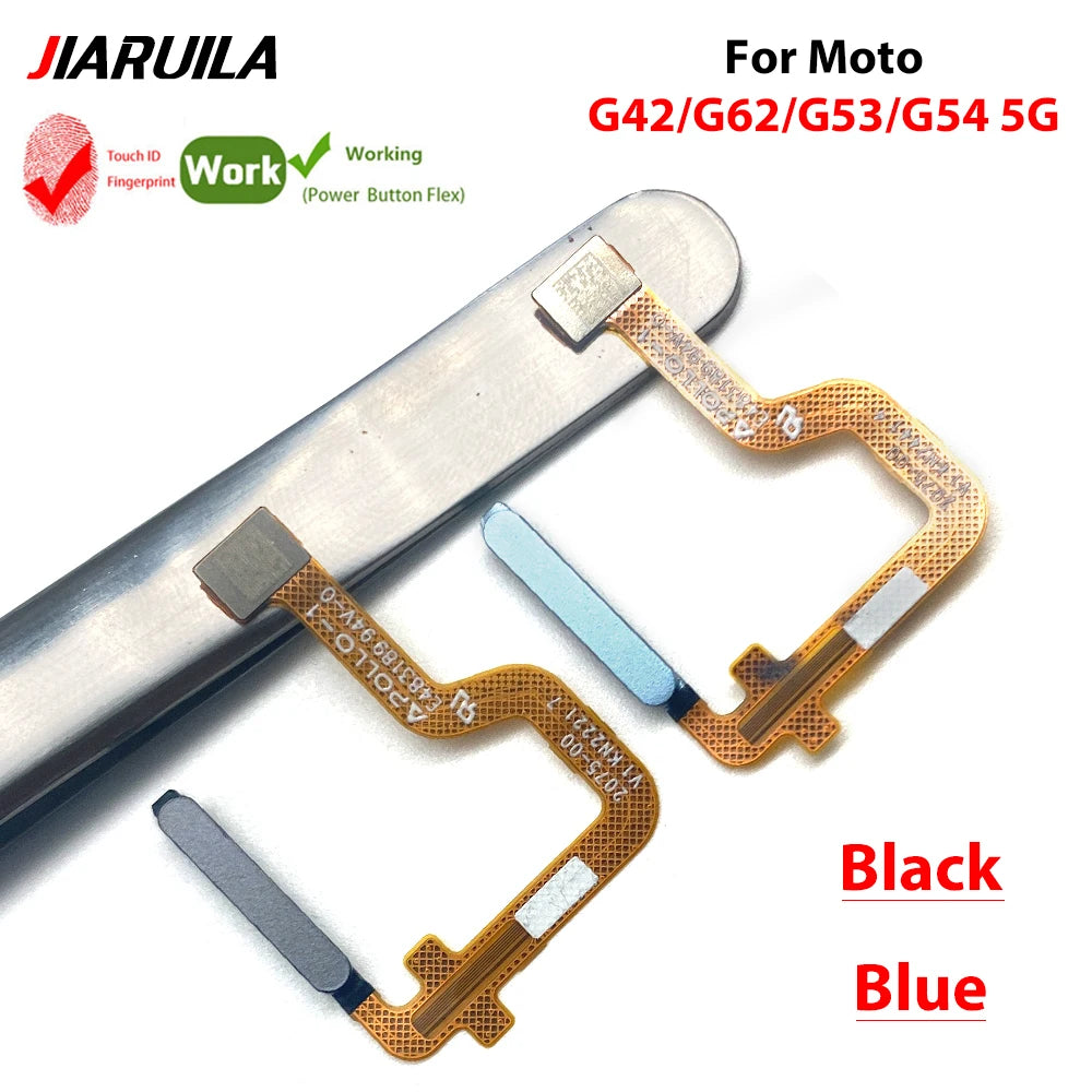 Home Button FingerPrint Touch ID Sensor Flex Cable For Motorola Moto G22 G42 G62 G53 G54 E32 Replacement Parts Motorola phone repair parts