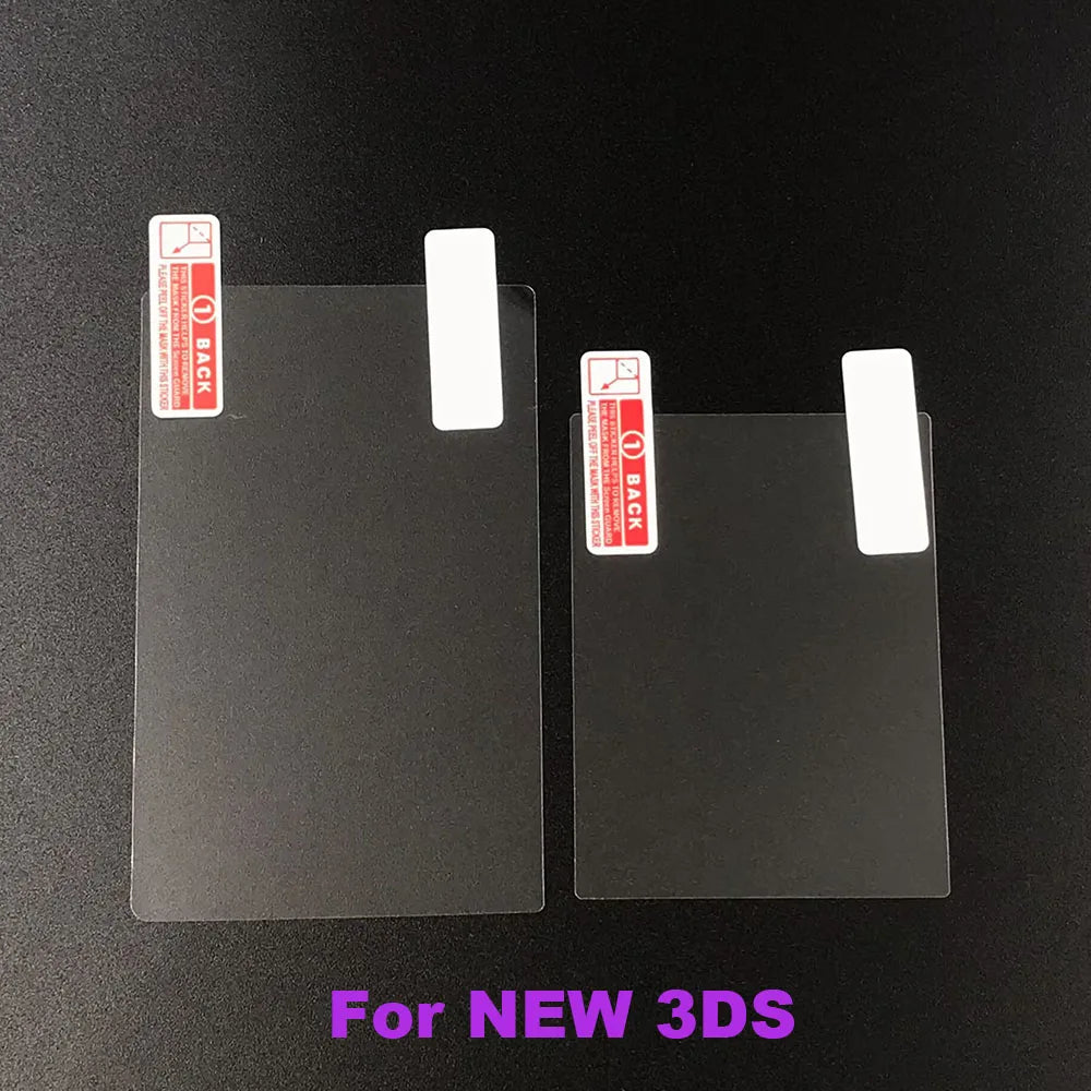 1-10set For 2DS New 3DS XL Top Bottom Clear Protective Film For Nintendo DSi NDSi XL GB GBA GBC GBM LCD Screen Protector Skin Game console repair parts