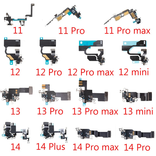 1pcs WiFi Antenna Signal Flex Cable for iPone 13 12 11 Pro Max X XS XR Mini Wireless Wi-Fi Ribbon Parts iPhone phone repair parts