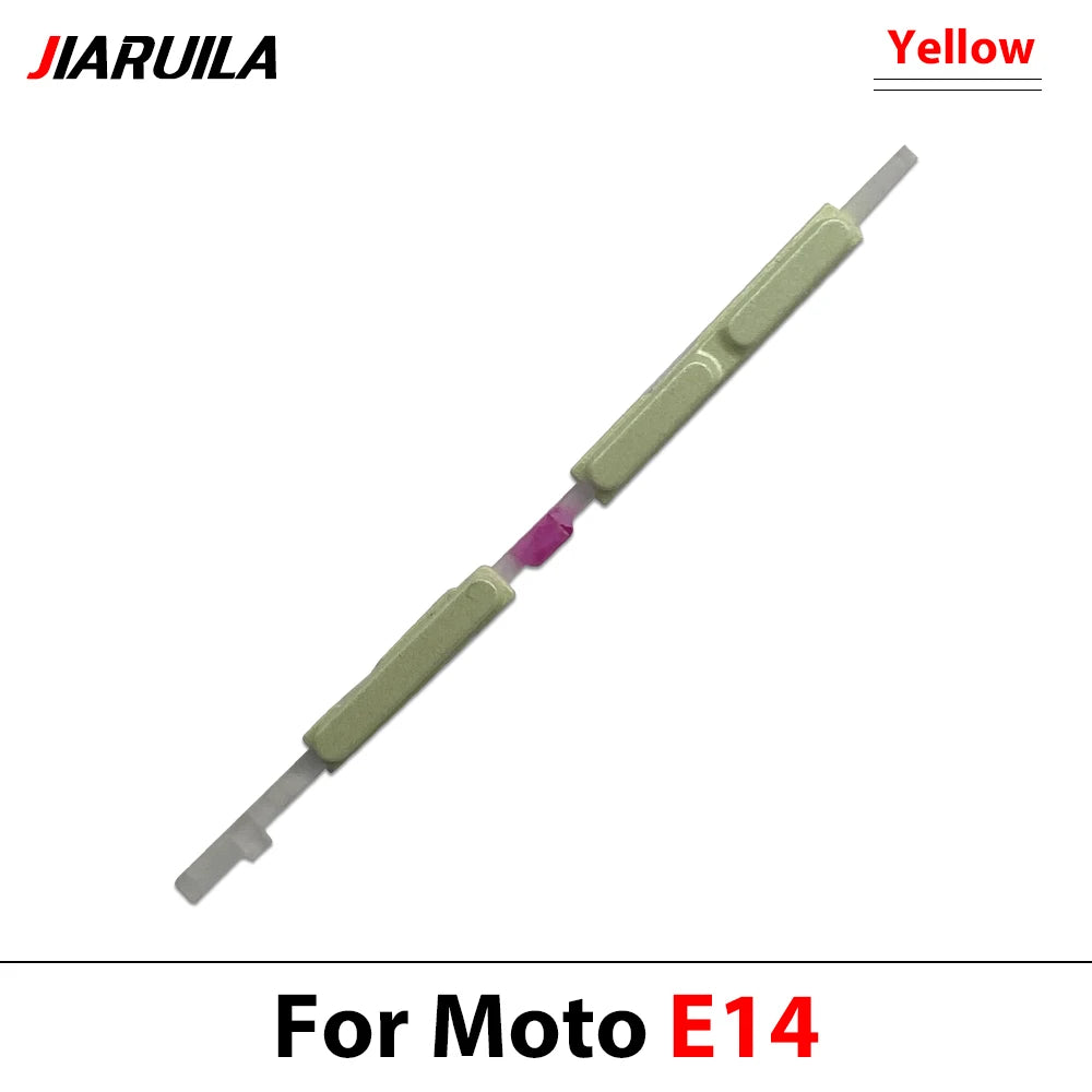 New For Motorola Moto E13 E14 E20 E30 E40 E22 E32 Side Power Key + Volume Button Replacement Parts Motorola phone repair parts