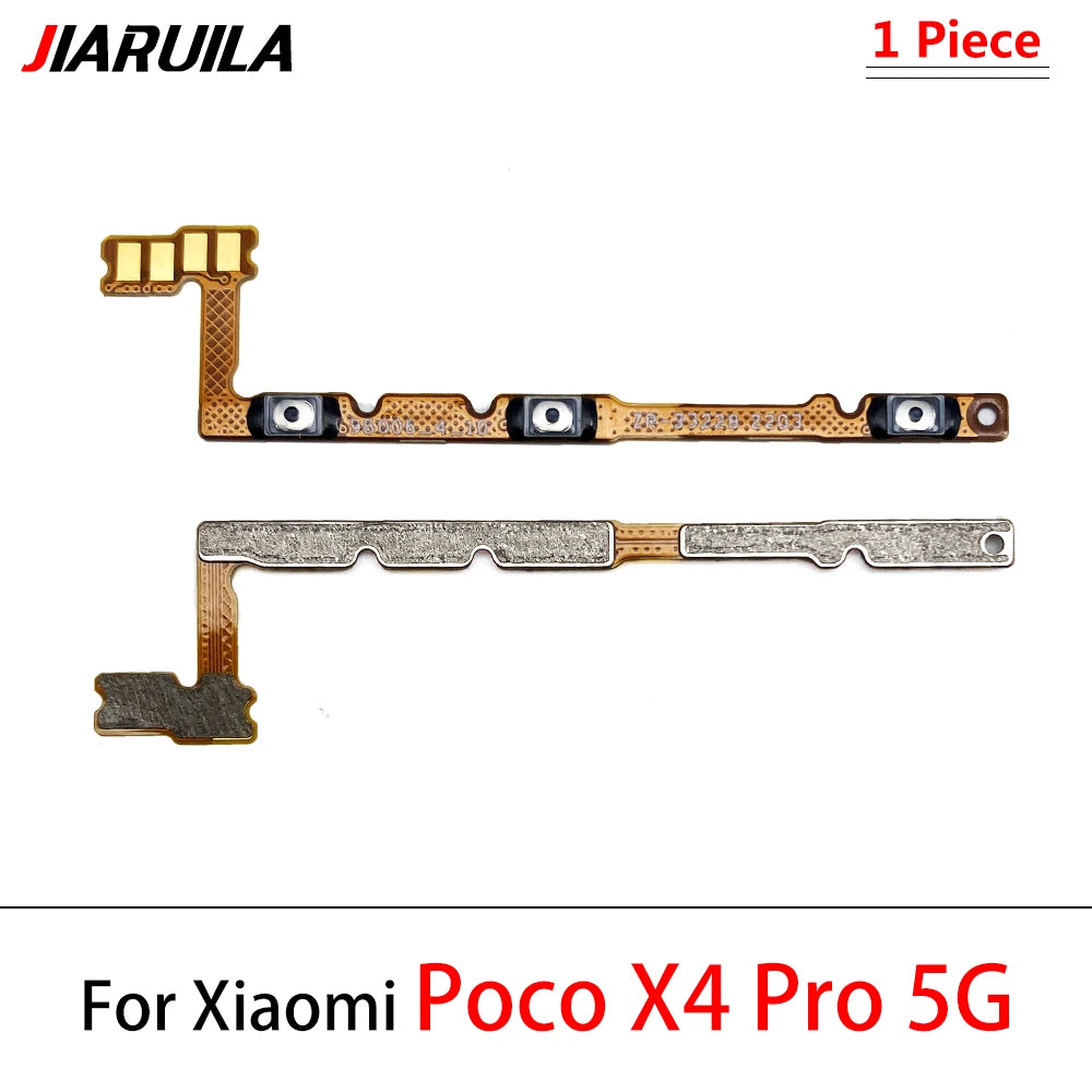 New For Xiaomi Poco F1 F2 F3 F4 F5 M3 M4 X3 X4 X5 X6 Pro 4G 5G GT Power Switch On / Off Button Volume Key Button Flex Cable  Xiaomi  Xiao mi phone repair parts