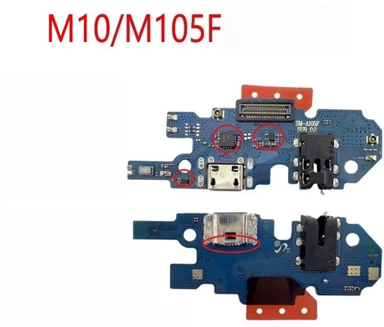USB Charging Port Connector Plug Jack Charge Dock Board Flex Cable For Tab M10 20 21 22 30 M31 33 M35 51 M52 M53 M55 62  repair Samsung tablet repair parts