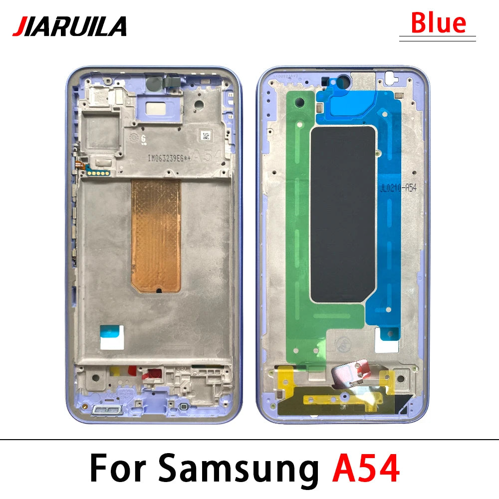 10Pcs, Middle Frame For Samsung A13 A14 A23 A24 A34 A54 A33 A73 4G 5G Front Frame Housing Bezel Repair Parts Samsung phone repair parts