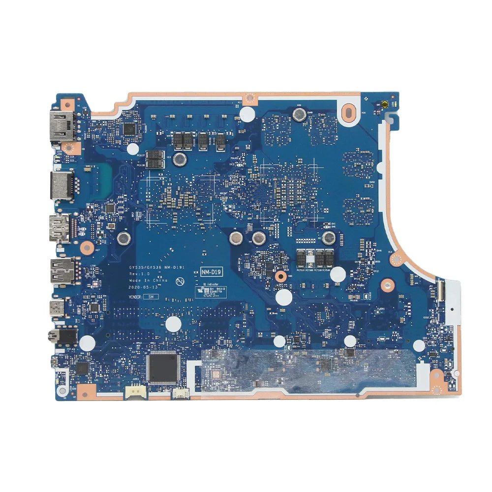 Laptop Motherboard For Lenovo Ideapad Gaming 3-15ARH05 NM-D191 Motherboard with AMD CPU R5-4600H/R7-4800H and GPU GTX1650_4G Lenovo laptop repair parts