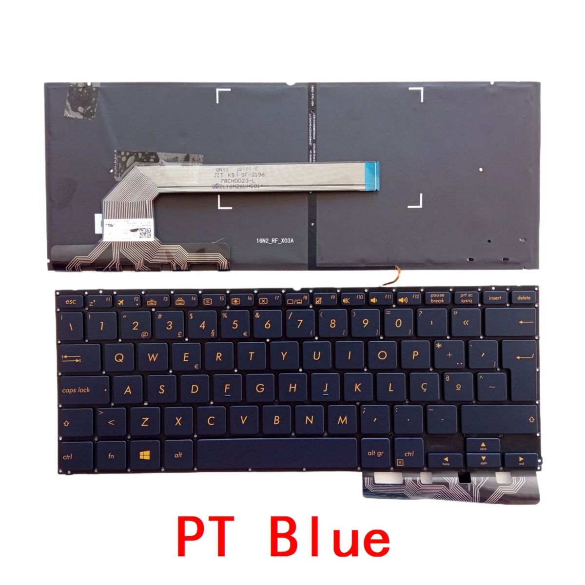New Spanish Portuguese Laptop Backlit Keyboard For ASUS ZenBook Flip S UX370 UX370U UX370UA U370 Q325U Notebook PC Replacement ASUS laptop repair parts