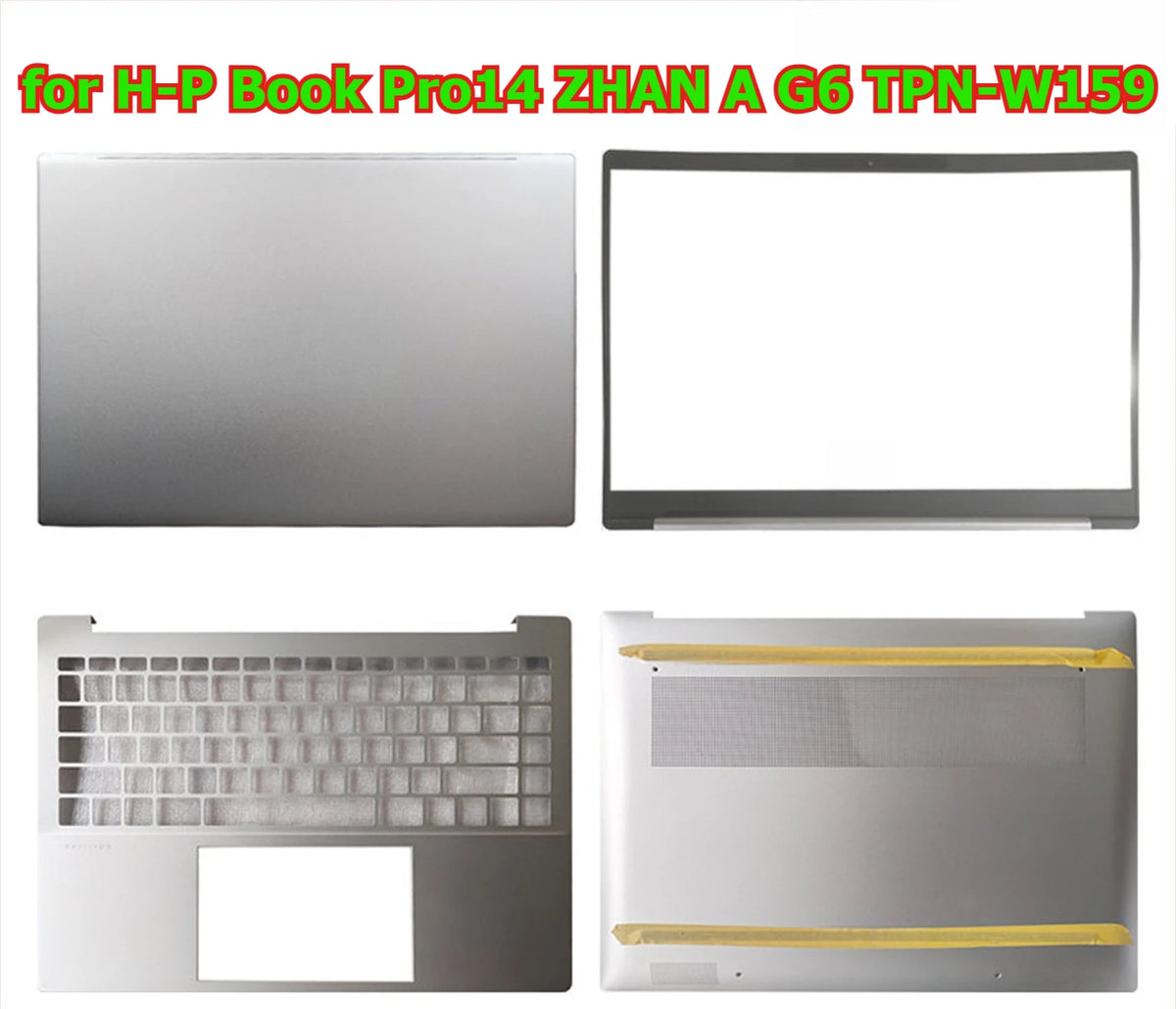 Cover case for HP Book Pro14 ZHAN A G6 TPN-W159 lcd back housing upper topcase palrmrest keyboard bottom hinge toouchpad shell HP laptop repair parts