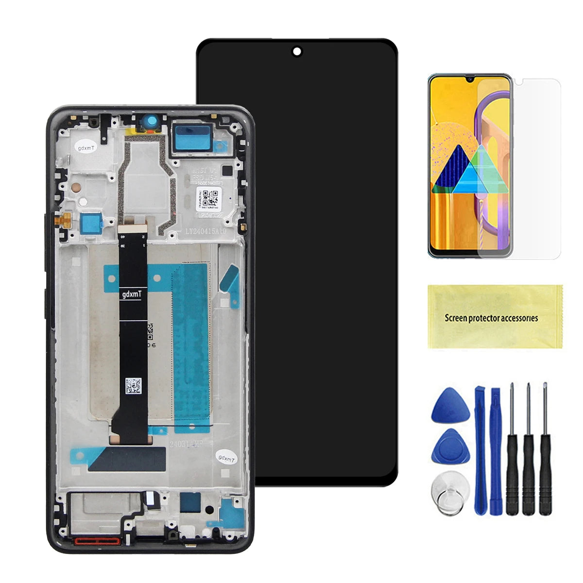 For Redmi Turbo3 Turbo 3 24069RA21C Pantalla LCD Display Screen Touch Digitizer Assembly For REDMI TURBO 3 Replacement Parts Redmi phone repair parts