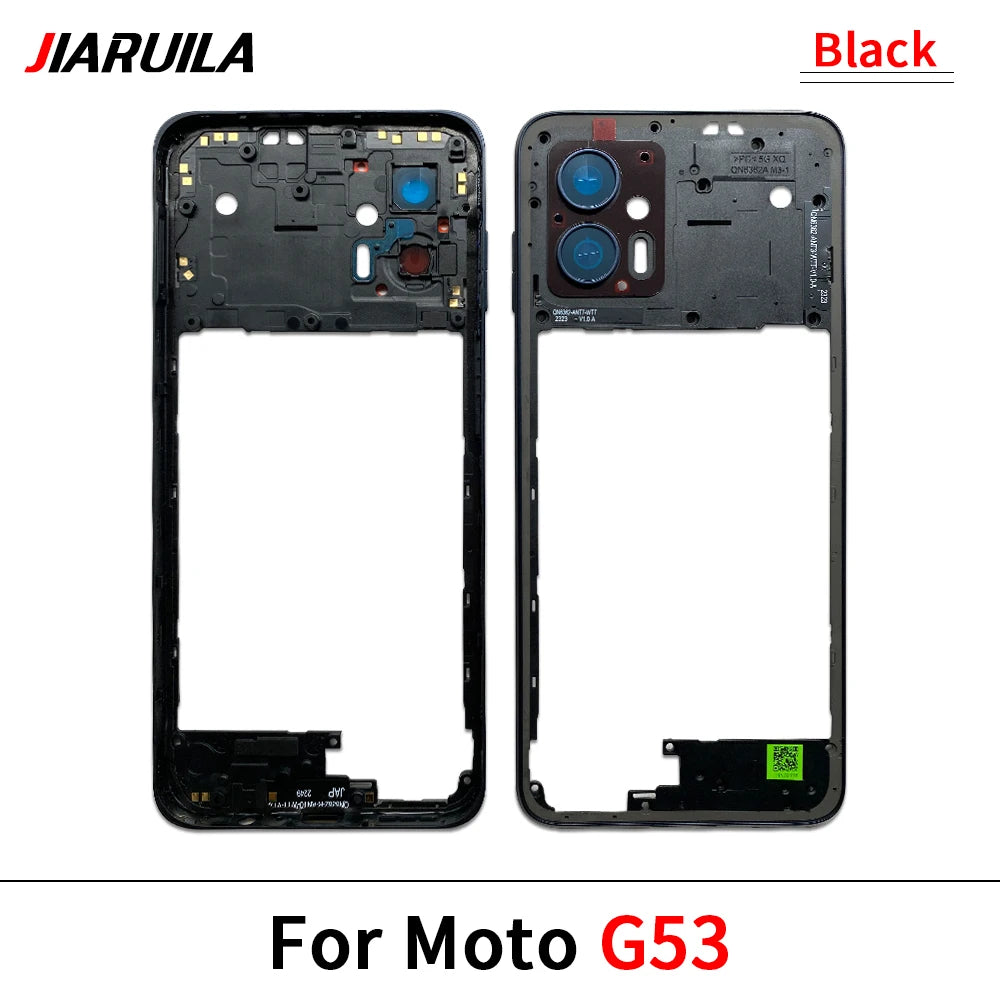 New Middle Frame Holder Housing Bezel Plate For Motorola Moto G04 G23 G34 G53 G54 G62 G72 G73 5G Replacement Repair Parts Motorola phone repair parts
