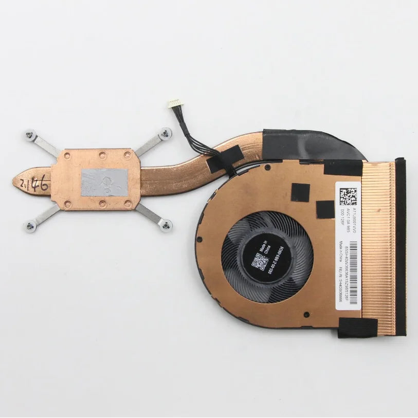 New Original For Laptop Lenovo Thinkpad X390 X395 X13 CPU Cooling Fan Heatsink Radiator Cooler FRU PN:5H40W36666/7/8 01AW746/7/8 Lenovo laptop repair parts