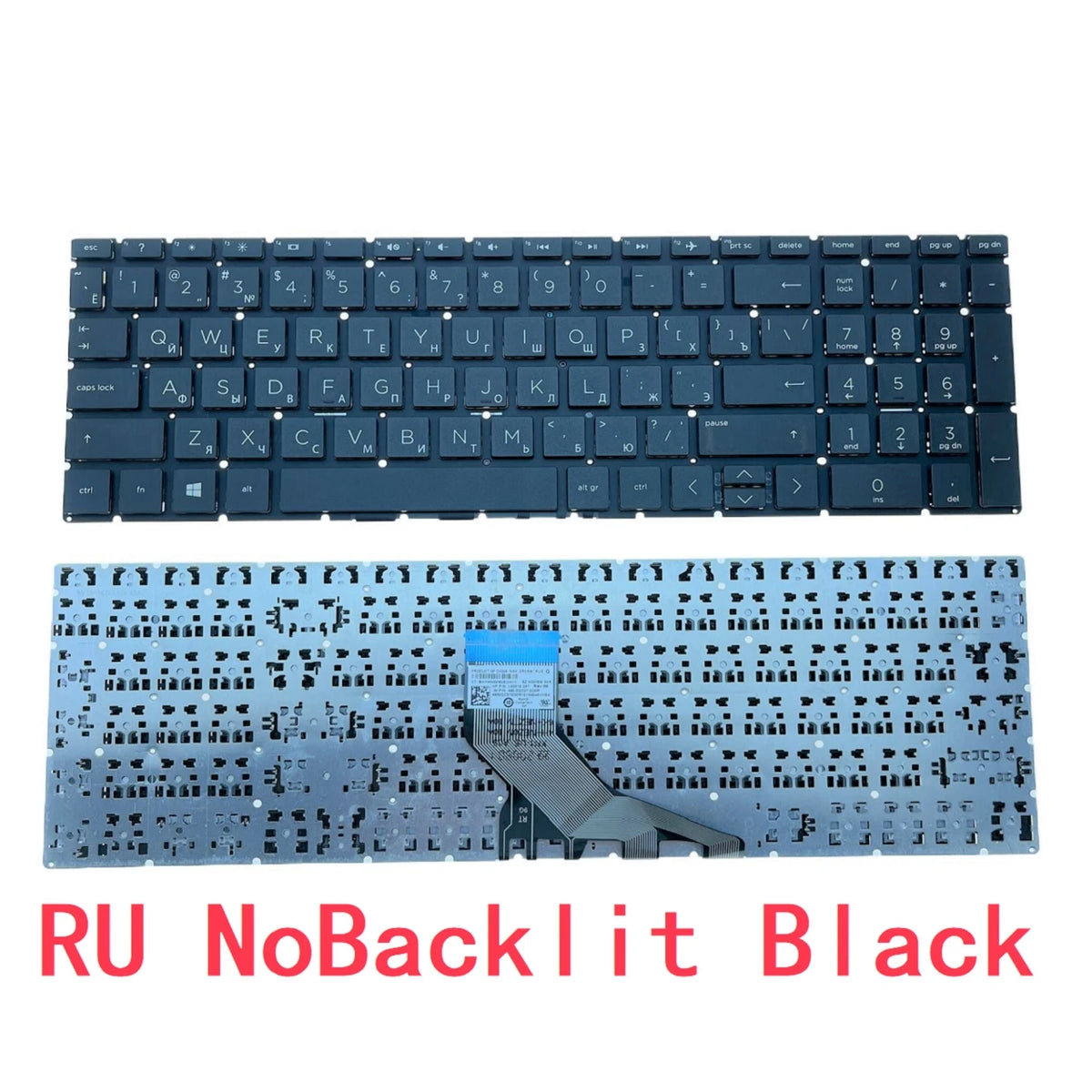 RU SP LA AR BR Backlit Keyboard For HP Pavilion 15-DA 15-CX 15-DB 15-DX 15-DR 250 G7 /255 G7 /256 G7 15-CN 15-CS 15-CR 15-CW 17-  HP laptop repair parts