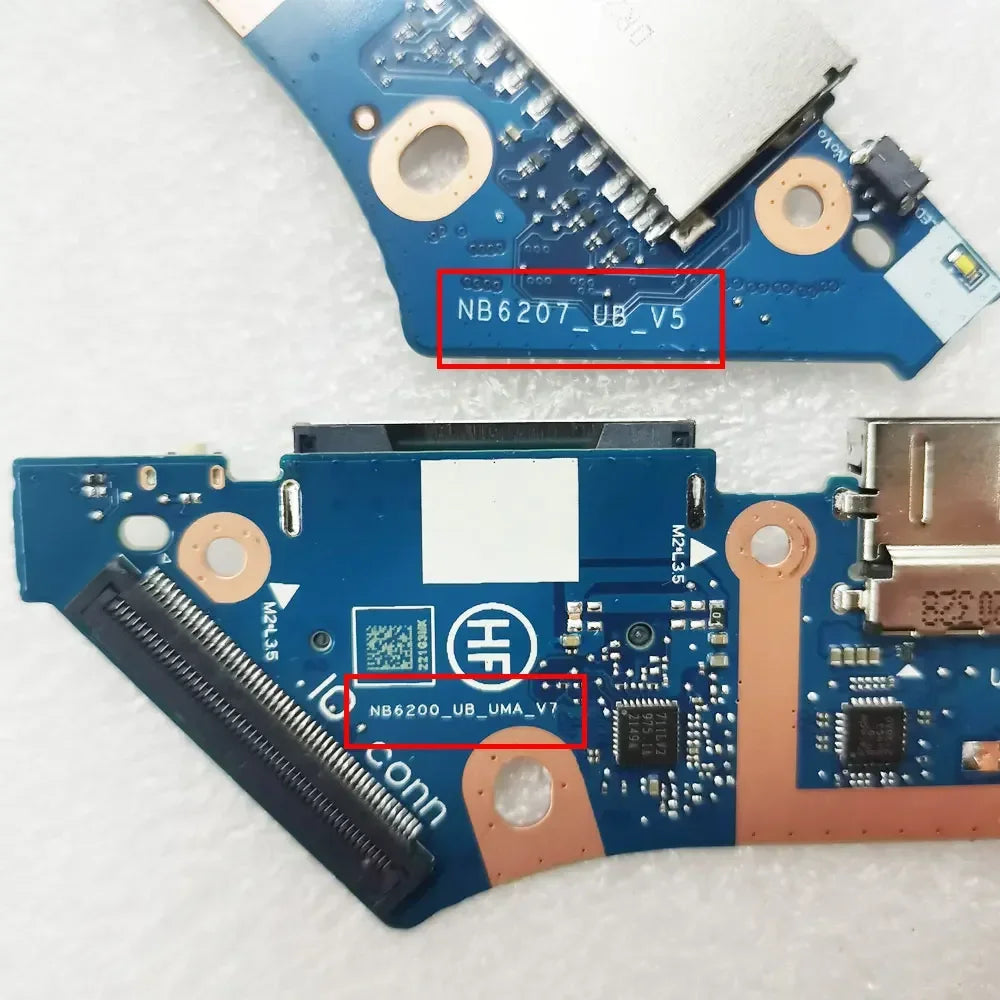 OEM For Lenovo IdeaPad 5 Pro 16 IAH7 16 ARH7 16IAH7 16ARH7 2022 2023 Laptop USB Jack Card reader Power Button Board NB6207Lenovo laptop repair parts