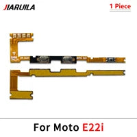 Power On Off Volume Button Key Flex Cable For Motorola Moto E20 E30 E40 E13 E14 E15 E22 E22i E23 E32 E32s Motorola phone repair parts